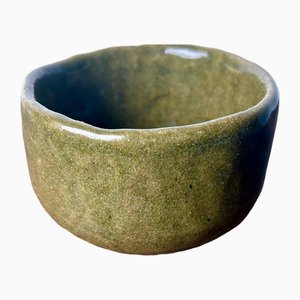 Shōwa Ceramic Chawan Matcha Bowl, 1960s