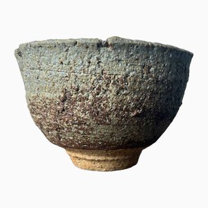 Shōwa Bio Chawan 茶碗 Matcha Schale aus Steingut, 1960er