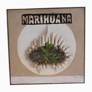 Pietro Psaier, 1960 Pop Art Tecnica mista, Olio