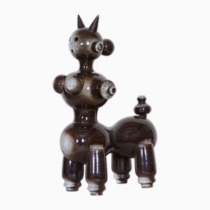 Mid-Century Modernist Sculpture in Glazed Ceramic, Czech, 1960s