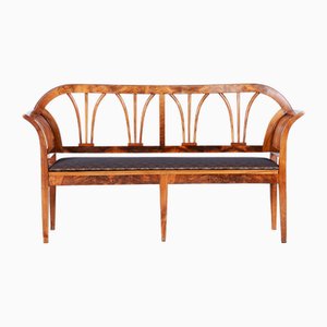 Biedermeier Sofa in Walnut & Rattan, Austria, 1820s
