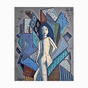 Mario D'altilia, Torino in mostra, 2022, Olio su tela