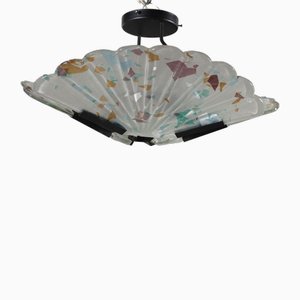 Metal Glass Lamp, 1990s