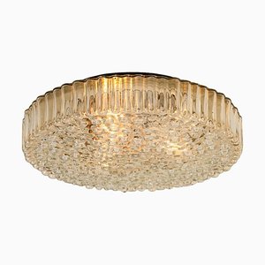 Glass Wall Light/ Flush Mount attributed to Motoko Isshi for Staff, 1970s