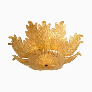 Plafón grande de cristal de Murano de Barovier & Toso, Italia, 1969