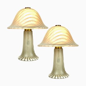 Large Mushroom Table Lamp attributed to Peill Putzler, 1970s