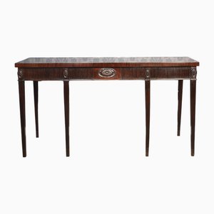 Antique Mahogany Console Table, 1890s