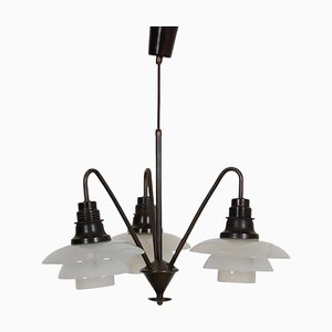 Three-Armed Emperor Ceiling Light Ph-2/2 from Poul Henningsen, 1930s