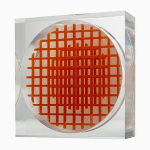 Salvador Presta, Scultura cinetica, 1972, Metacrilato e policarbonato