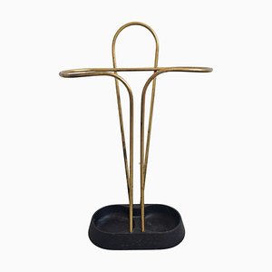 Paragüero Mid-Century moderno sordo atribuido a Carl Aubock, Austria, años 50