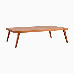 Grande Table Basse en Noyer attribuée au Centro Studio Flexform, 1988