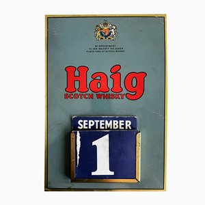 Calendrier Haig Scotch Whisky, 1950s