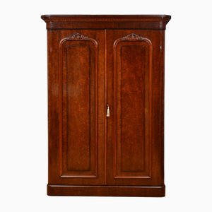 English Victorian Mahogany Two Door Wardrobe, 1870