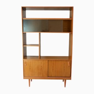 Estantería de pared Mid-Century moderna de Schrieber, años 60