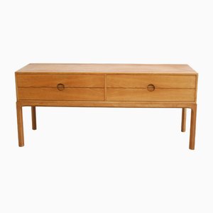 Light Oak Model 394 Lowboard by Kai Kristiansen for Aksel Kjersgaard, 1960s