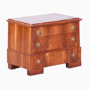 Biedermeier Jewelry Box in Spruce & Plum-Tree, Germany, 1830s