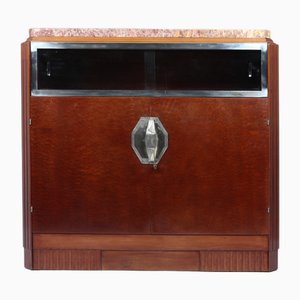 French Art Deco Cabinet in Pomelle Sapelle, 1925