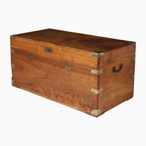 Boîte Antique en Bois de Camphre, Angleterre, 1880