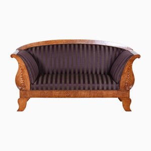 Biedermeier Castle Sofa in Birch, 1820s