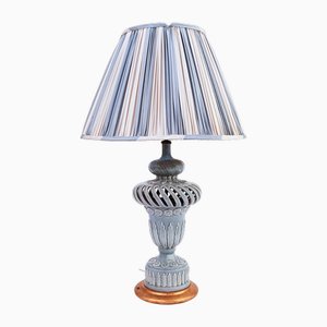 Large Spanish Table Lamp from Manises, 1960s