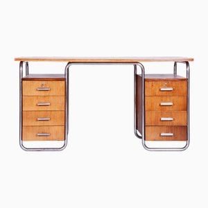 Bauhaus Writing Desk in Beech by Robert Slezak, 1930s
