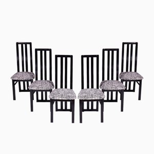 Mid-Century Esszimmerstühle aus Buche von Thon, 1970er, 6er Set