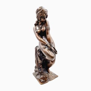 Schiava Bronze Skulptur nach dem Modell von Giacomo Ginotti, 1800er