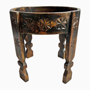 Schwarzer Vintage Chakki Beistelltisch, 1970er