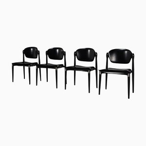 Chaises Eugenio Gerli S83 attribuées à Tecno, Italie, 1962, Set de 4