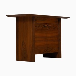 Walnut Console Cabinet, France, 1960s