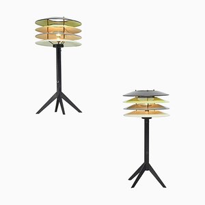 Lampade a forma di lanterna di Stilnovo, Italia, 1955, set di 2