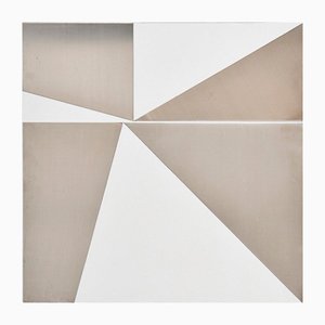 Triangoli astratti da parete attribuiti a Rudolf Wolf, 1972