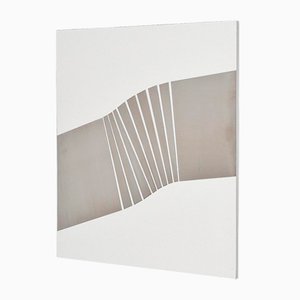 Obra de arte inoxidable atribuida a Rudolf Wolf, Holanda, 1972