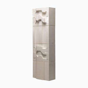 Escultura de cerámica de Nino Caruso, Italia, 1974. Juego de 4