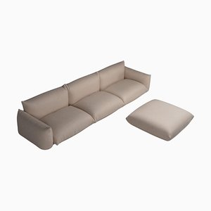 Sofa und Pouf von Mario Marenco für Arflex, Italien, 1971, 2er Set