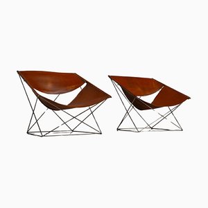 F675 Butterfly Stühle von Pierre Paulin für Artifort, Niederlande, 1963, 2er Set