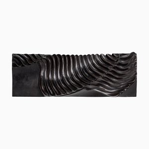 Italian Bronze Wall Sculpture by Carlo Zauli, 1960s