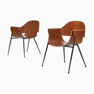 Armchair by Carlo Ratti for Legni Benvati, 1950