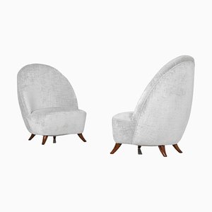 Sedie vintage di Guglielmo Ulrich, Italia, 1950, set di 2