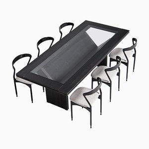 Italian Dining Table by Edoardo Landi for Studio D, 1973