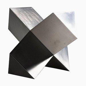 Large Geometric Sculpture by Rudolf Wolf, 1975
