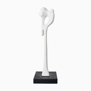 Concrete & Wood Abstract Modern Sculpture by Hans Van Eerd, Holland, 1974