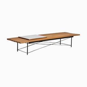 Slat Bench by Acacio Gil Borsoi, 1950s