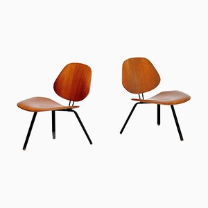 Set of Italian P31 Lounge Chairs by Osvaldo Borsani for Tecno, 1963