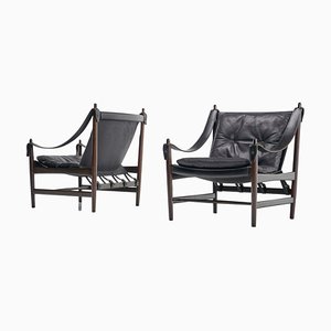 Sillones Safari noruegos, 1965. Juego de 2