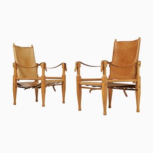 Set of Swiss Safari Chairs by Wilhelm Kienzle, 1950