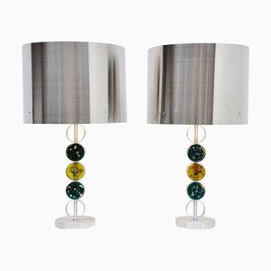 Lámparas de mesa de Raak, Holland, 1972. Juego de 2