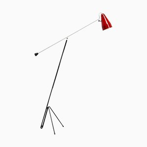 6320 Floor Lamp attributed to Wim Rietveld for Gispen, 1953