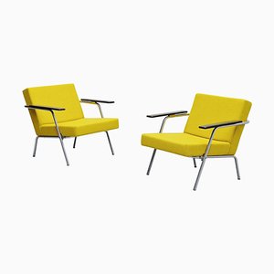 Set of Sz02 Easy Chairs attributed to Martin Visser for T Spectrum, 1964