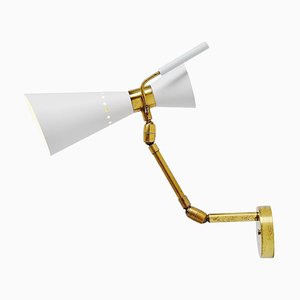 Diabolo Wall Lamp attributed to Stilnovo, Italy, 1950